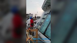Δοκιμή στεγανών χαλύβδινων πορτών βαρέως τύπου Marine
