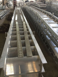 Κίνα Σταθερή αψίδων σκάλα στέγασης βημάτων/βημάτων τροφής κραμάτων αργιλίου θαλάσσια προμηθευτής