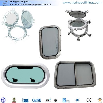 Οβάλ σχήμα Αλουμινίου Porthole Windows για το πλοίο &amp; γιοτ προμηθευτής